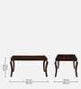 Allier Sheesham Wood 6 Seater Dining Set in Scratch Resistant Provincial Teak Finish With Bench
