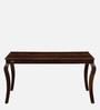 Allier Sheesham Wood 6 Seater Dining Set in Scratch Resistant Provincial Teak Finish With Bench