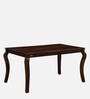 Allier Sheesham Wood 6 Seater Dining Set in Scratch Resistant Provincial Teak Finish With Bench