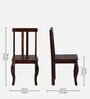 Allier Sheesham Wood 6 Seater Dining Set in Scratch Resistant Provincial Teak Finish With Bench