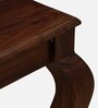 Allier Sheesham Wood 6 Seater Dining Set in Scratch Resistant Provincial Teak Finish With Bench