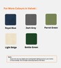 Allison Velvet King Size Bed in Beige Colour