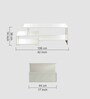 Allium Coffee Table In Frosty White Finish