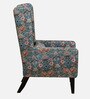 Allium Fabric Wing Chair in Multicolour