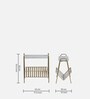 Allonso Metal End Table & Magazine Holder with Porcelain Top