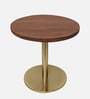 Ally Metal End Table In Brown Colour
