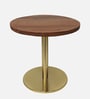 Ally Metal End Table In Brown Colour