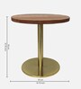 Ally Metal End Table In Brown Colour