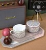 Almaaz Premium Creamer and Sugar Pot Set of 2 for Coffee & Tea, Crafted from Durable Fine Bone China