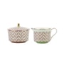 Almaaz Premium Creamer and Sugar Pot Set of 2 for Coffee & Tea, Crafted from Durable Fine Bone China