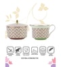 Almaaz Premium Creamer and Sugar Pot Set of 2 for Coffee & Tea, Crafted from Durable Fine Bone China