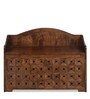 Almas Bench With storage In Walnut Finish