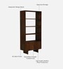 Almere Mango Wood Bookshelf In Tubbaq Finish