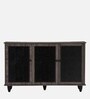 Almo 3 Door Shoe Cabinet in Fleton Oak Finish