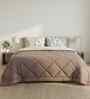 Almond Brown Impress Double 150 GSM Solid Comforter
