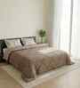 Almond Brown Impress Double 150 GSM Solid Comforter