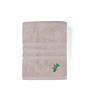 Almond Cream Bamboo and Cotton Solid 600 GSM Bath Towel (1 Pc)