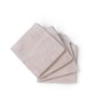 Almond Cream Bamboo and Cotton Solid 600 GSM Face Towels (4 Pc)