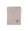 Almond Cream Bamboo and Cotton Solid 600 GSM Bath Towel Pack of 1