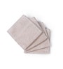 Almond Cream Bamboo and Cotton Solid 600 GSM Face Towels Pack of 4