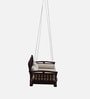 Almora Solid Wood Swing In Dark Walnut Finish