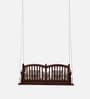 Almora Solid Wood Swing In Rosewood Finish
