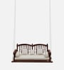 Almora Solid Wood Swing In Rosewood Finish