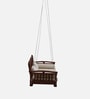 Almora Solid Wood Swing In Rosewood Finish
