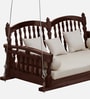 Almora Solid Wood Swing In Rosewood Finish