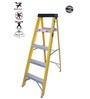 5 Steps 5 Ft Plastic Step Ladder