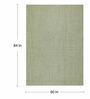 Aloe Wool & Jute Abstract 7' x 5' Hand Woven Carpet