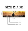 Alone Dear Standing Canvas Art Print