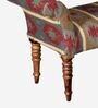 Alpana Upholstered Recamier in Provincial Teak Finish
