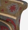 Alpana Upholstered Recamier in Provincial Teak Finish