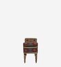 Alpana Upholstered Recamier in Provincial Teak Finish