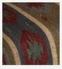 Alpana Upholstered Recamier in Provincial Teak Finish