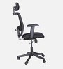 Alpha Breathable Mesh Ergonomic Chair in Black Colour with Headrest
