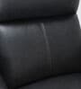 Alpha Leatherette 1 Seater Sofa In Black Colour