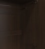 Alpha 3 Door Wardrobe In Brown Wenge Finish