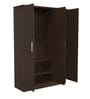 Alpha 3 Door Wardrobe In Brown Wenge Finish