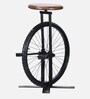Alphonse Metal Bar Stool In  Scratch Resistant Natural Finish