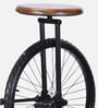 Alphonse Metal Bar Stool In  Scratch Resistant Natural Finish