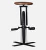 Alphonse Metal Bar Stool In  Scratch Resistant Natural Finish
