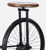 Alphonse Metal Bar Stool In  Scratch Resistant Natural Finish