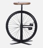 Alphonse Metal Bar Stool In  Scratch Resistant Natural Finish