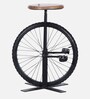 Alphonse Metal Bar Stool In  Scratch Resistant Natural Finish