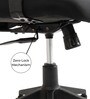 Alpine Breathable Mesh Ergonomic Chair in Black Colour with Headrest
