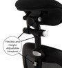 Alpine Breathable Mesh Ergonomic Chair in Black Colour with Headrest