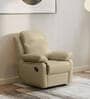 Alpine Leatherette 1 Seater Recliner In Mist Colour