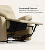 Alpine Leatherette 1 Seater Recliner In Mist Colour